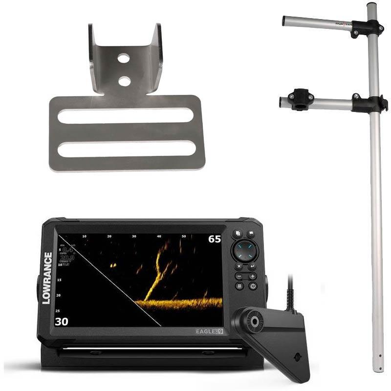 Pack Lowrance Eagle Eye 9 Live + Perche De Sonde Live Basic + Platine...